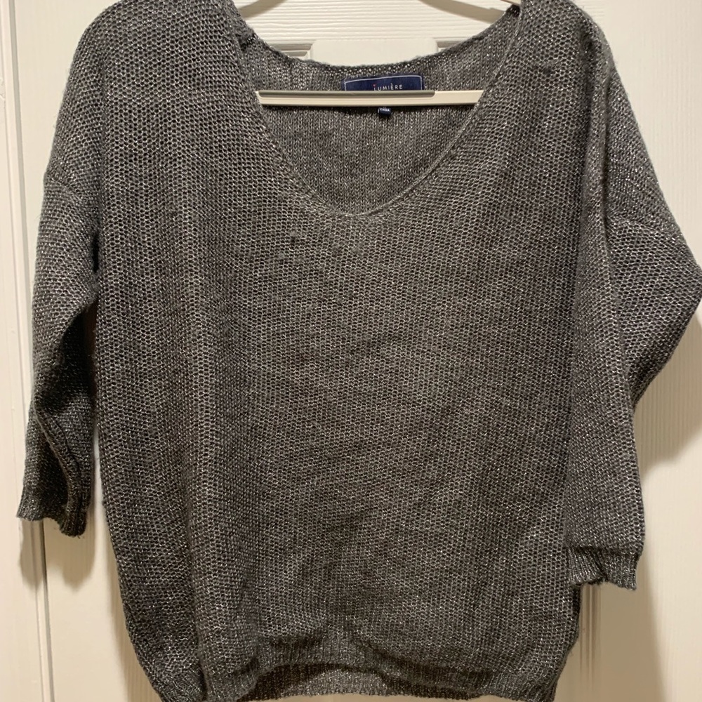Lumiere grey sweater